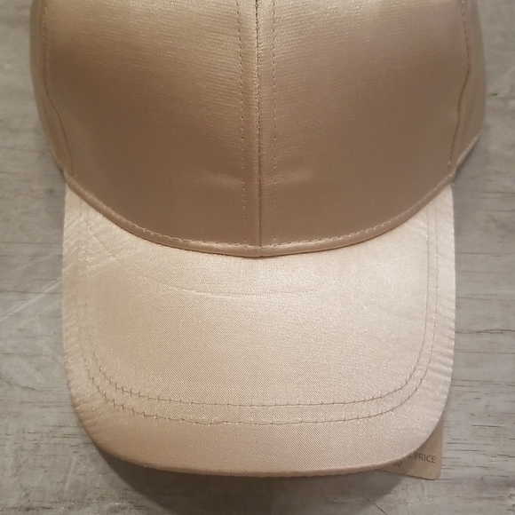 ?MICHAEL STARS? Satin Dreams Baseball Cap ~ Gold NWT main image 8